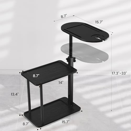 Bathtub Tray Table, Freestanding Bath Side Table Tub Tray Caddy