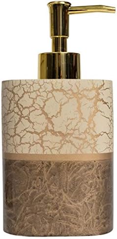 Sweet Home Collection Bathroom Accessories Sets Unique Collections Modern Classic Contemporary Decorative Beautiful Designs Bath Shower Tub Décor, Lotion Pump/Soap Dispenser, Parker (Pack of 1)