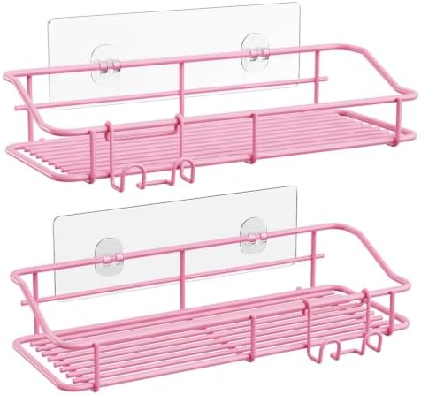 Nieifi Shower Caddy Adhesive, Shower Shelves, Shampoo Holder for Bathroom