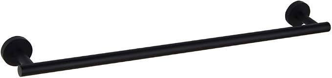 GERZWY Bathroom Towel Bar 33" Stainless Steel Towel Bar Matte Black Contemporary Style Wall Mount for Bath Kitchen AG1101C85-BK