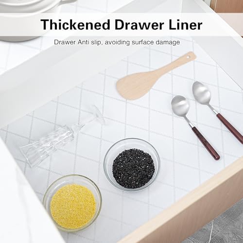 Drawer and Shelf Liner for Kitchen Cabinet Non-Adhesive 24in x 10FT