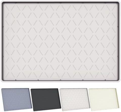 Extra Thick Under Sink Mat Waterproof with Raised Edge 34" x 22"