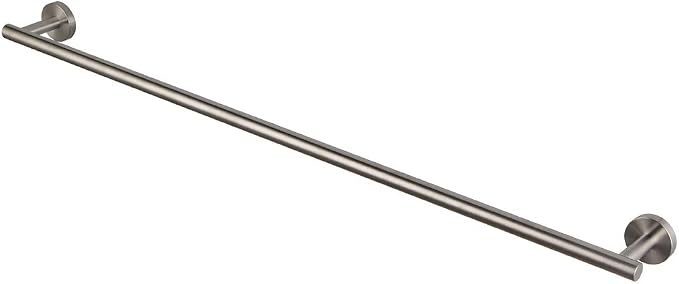 GERZWY Bathroom Towel Bar 33-Inch Stainless Steel Towel Bar Contemporary Style Wall Mount for Bath Kitchen, Brushed Finish AG1101C85-LS