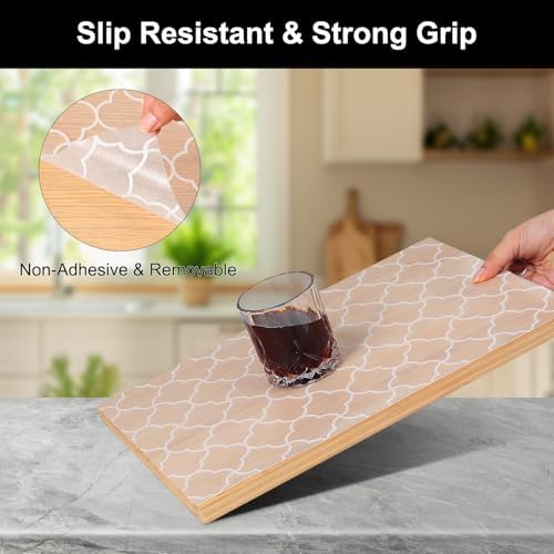 Cooyes Shelf Liner Non-Adhesive EVA Cabinet & Drawer Liner 17.5" x 78.7"