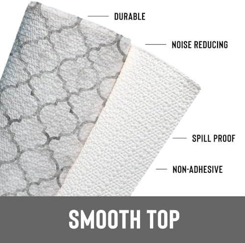 Con-Tact Brand Grip Prints Non-Adhesive Non-Slip Counter Top, Drawer/Shelf Liner, 12" x 20' (Moroccan Marble)