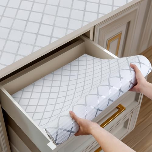 Shelf and Drawer Liner for Kitchen Cabinet Non-Adhesive Non Slip