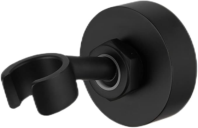 Shower Head Holder Handheld Shower Wand Holder Shower Handle Holder Wall Mount,Shower Sprayer Holder Brass RV Shower Adjustable Bidet Spray Head Holder Showerhead Holder,Matte Black