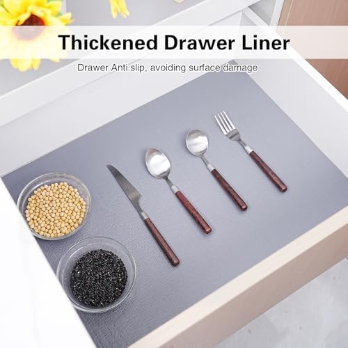 Drawer and Shelf Liner for Kitchen Cabinet Non-Adhesive 24in x 20FT