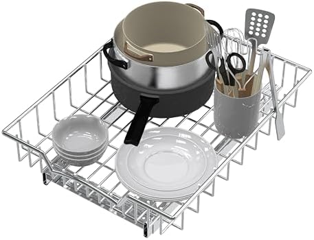 Simple Houseware Under Cabinet Pull Out Sliding Shelf Drawer, 17Dx13W
