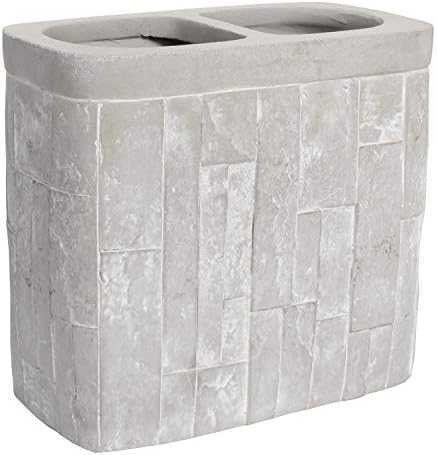 Sweet Home Collection Bathroom Accessories Sets Unique Collections Modern Classic Contemporary Decorative Beautiful Designs Bath Shower Tub Décor, Toothbrush Holder, Avalon(Pack of 1)