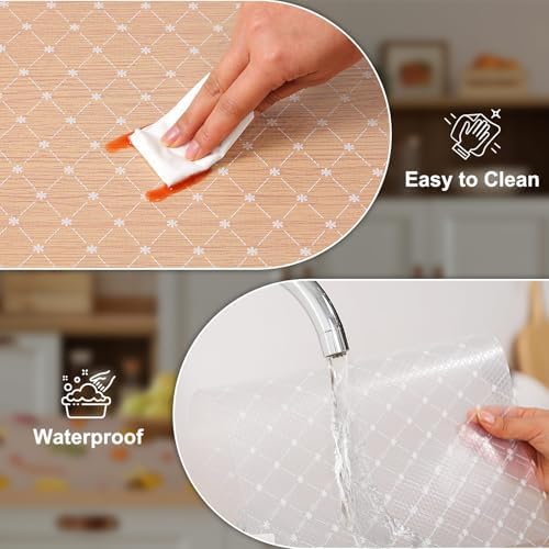 Cooyes Shelf Liner Non-Adhesive EVA Cabinet & Drawer Liner 24" x 360"