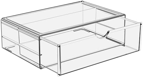 Sorbus Acrylic Drawers, Clear Makeup Organizer for Vanity (1 Drawer)
