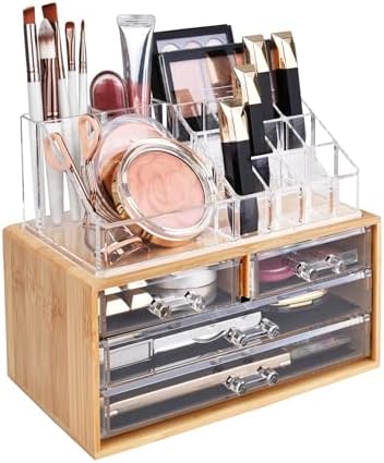 Ikee Design Acrylic Clear Baboom Makeup Cosmetics Lip Gloss Organizer