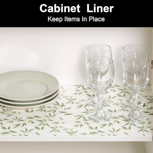 Cooyes Shelf and Drawer Liners for Kitchen Cabinets, Non Adhesive Liner