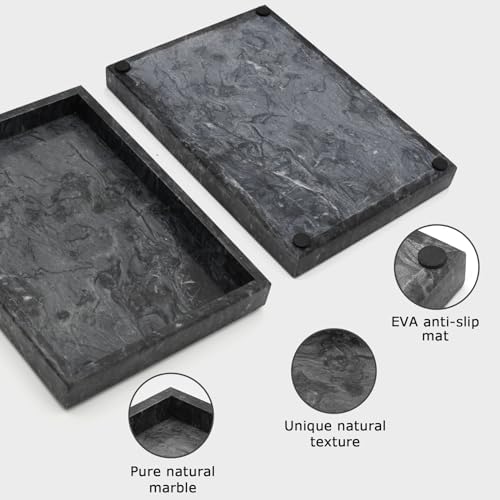Marble Bathroom Tray,Pure Natural Vanity Tray,﻿