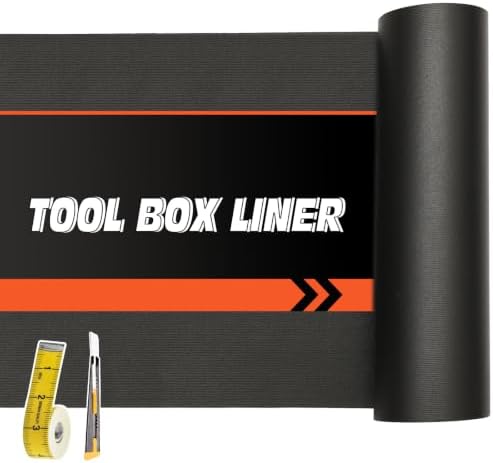 Professional Grade Tool Box Liner Heavy Duty Non-Slip Drawer Liner Black