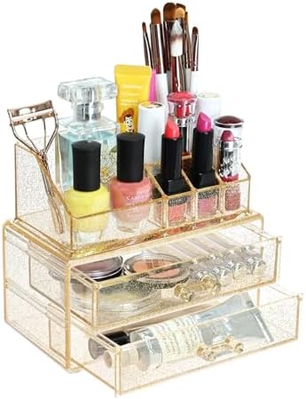 Ikee Design Acrylic Clear Makeup Cosmetics Lip Gloss Organizer