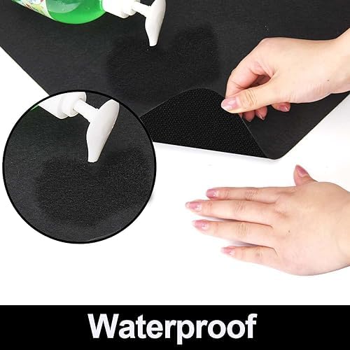 AiBOB Waterproof Under Sink Mat, Absorbent Cabinet Protector, 24" x 68"