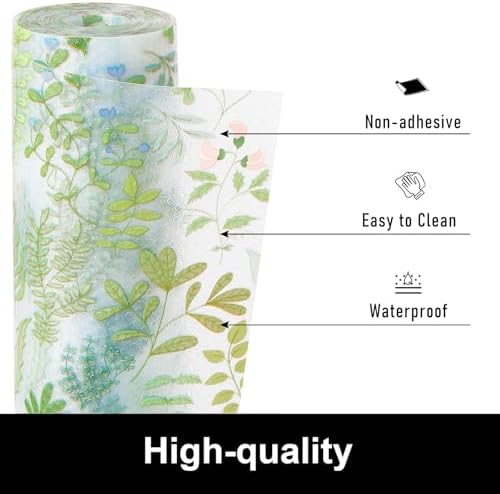 Cooyes Shelf and Drawer Liners for Kitchen Cabinets, Non Adhesive Liner