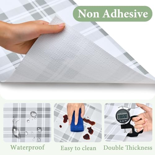 Drawer and Shelf Liner for Kitchen Cabinet: 17 in X 20 Ft Non Slip