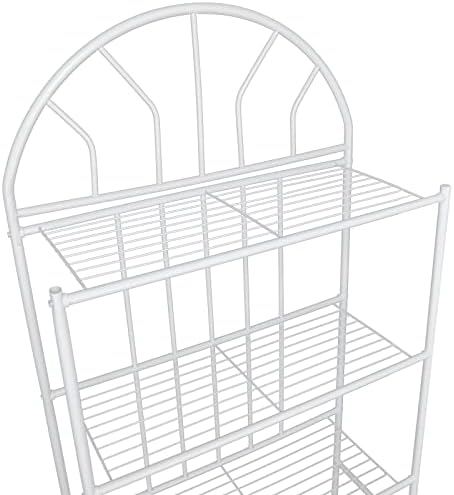 3-Tier Over The Toilet Storage Rack Stable Freestanding Toilet Rack Storage Shelves Bathroom Cabinet Tower Shelf Above Toilet Stand Multifunctional Organizer Over Toilet Shelf
