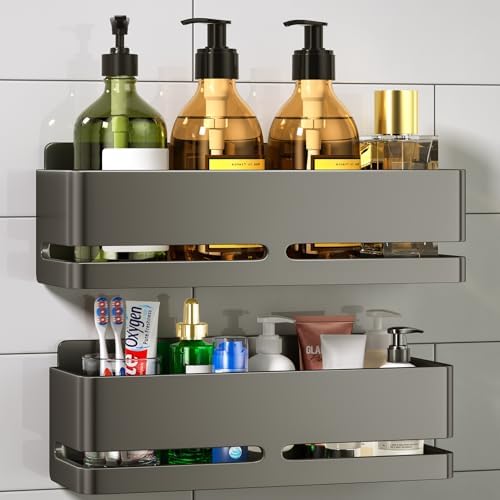 Shower Caddy 2-Pack Shower Shelf, Heavy-Duty Bathroom Storage Shelf