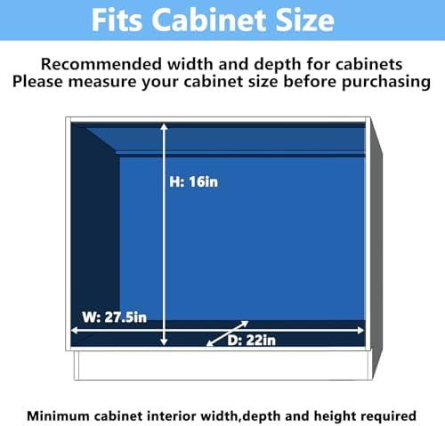 LOVMOR Individual Pull Out Cabinet Organizer, 2 Tier Slide Out Cabinet Drawers, Pots and Pans Organizer and Storage Pantry Shelf for Kitchen (27" W x 21½" D)