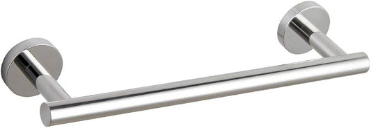 GERZ 12-Inch Hand Towel Holder Modern Towel Ring Hand Towel Bar Towel Hanger Wall Mount, Polished Finish AG1101C30.5-JG