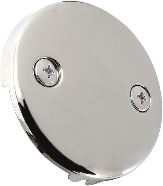Kingston Brass DTT106 Bathtub Overflow Plate, Polished Nickel
