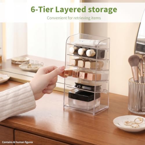 6-Tier Medicine Cabinet Makeup Organizer