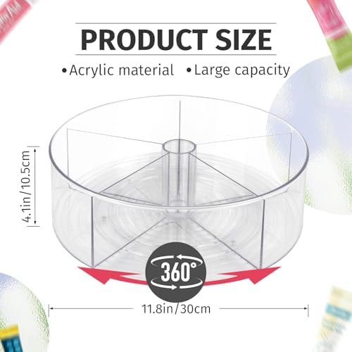 Drink Packet Organizer for Powdered Drink Mix,Powder Packet,Water Packet,Water Flavor Packet,hydration packets, Lazy Susan 360° Turntable Organizer for Drink Mix Necessities