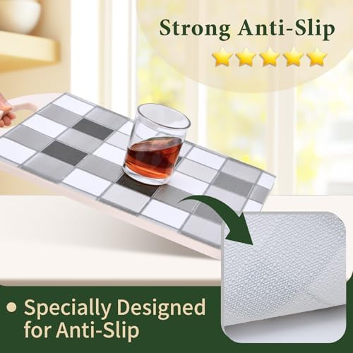 Drawer and Shelf Liner for Kitchen Cabinet: 23.6 in X 20 Ft Non Slip