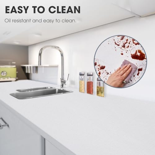Drawer and Shelf Liner for Kitchen Cabinets, White, 18IN X 30FT