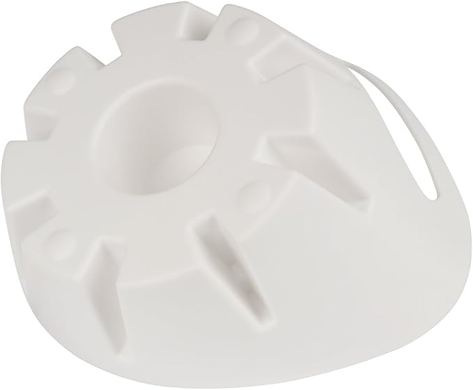 Plumb Craft Toilet and Drain Plunger with Holder Combo, Black/White