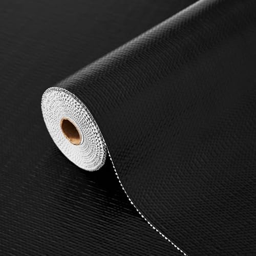 Drawer and Shelf Liner for Kitchen Cabinets, Black, 24IN X 30FT