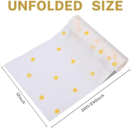 Floral Print Shelf Liner Non Adhesive, Waterproof Bathroom Drawer Liner Cabinet Liner, Washable Drawer Liners for Dresser Kitchen Cabinets Mat, Cupboard, Pantry Liner for Shelves 12in x 20FT