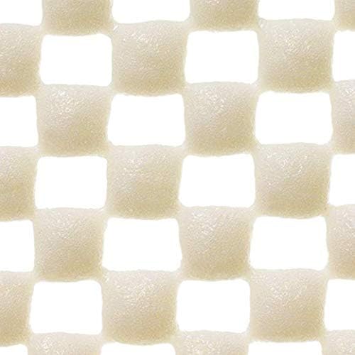 Shelf Liner Drawer Liner Non-Slip Mat Shelves Liners 12" X6.5’ Grid Pattern PVC Non-Adhesive Grip Liner Anti-Slip Mat for Kitchen Cabinets Wire Shelving Pantry Dresser Refrigerator (Beige)