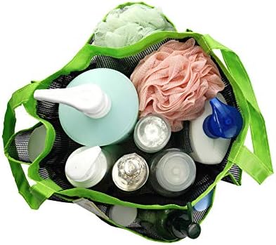 SPINFOX 2 Pack Mesh Shower Caddy Portable, Hanging Bags for Camping Dorm