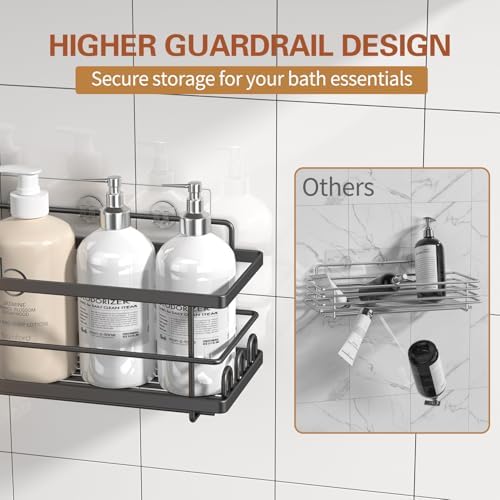 Youvip Shower Caddy, 3 Pack, Black