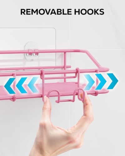 Nieifi Shower Caddy Adhesive, Shower Shelves, Shampoo Holder for Bathroom