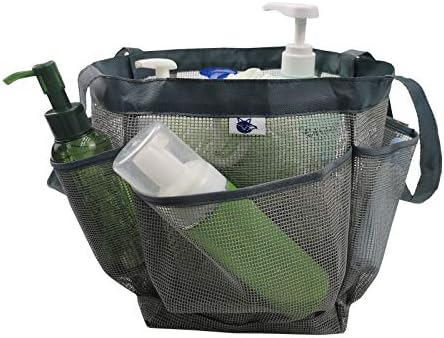 SPINFOX 2 Pack Mesh Shower Caddy Portable, Hanging Bags for Camping Dorm