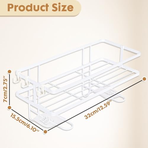 ShellKingdom Over the Toilet Storage Shelf, Toilet Paper Holder Stand Rack
