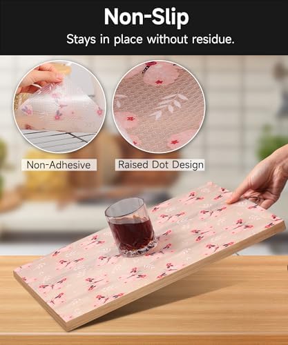 Cooyes Shelf Liner Non-Adhesive Cabinet Drawer Liner for Kitchen 11.8"x236"