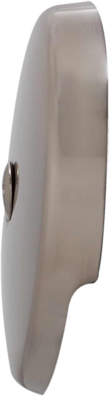 Westbrass D328-2-20 3-1/8" One-Hole Bathtub Overflow Faceplate and Screw, Stainless Steel (2-Pack)