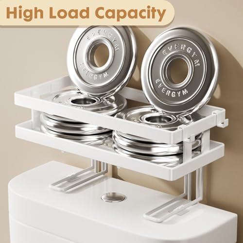 ShellKingdom Over the Toilet Storage Shelf, Toilet Paper Holder Stand Rack