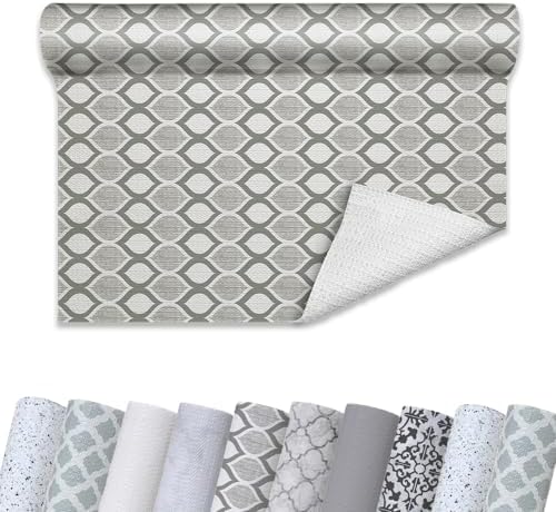 Con-Tact Brand Grip Prints Non-Adhesive Non-Slip Counter Top, Drawer/Shelf Liner, 12" x 20' (Savoy Stone)