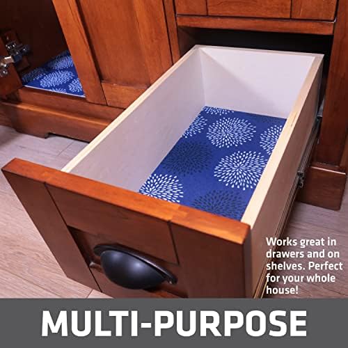 Drymate Premium XL Under Sink Mat, Waterproof Liners, 24”x59”, Good Blue