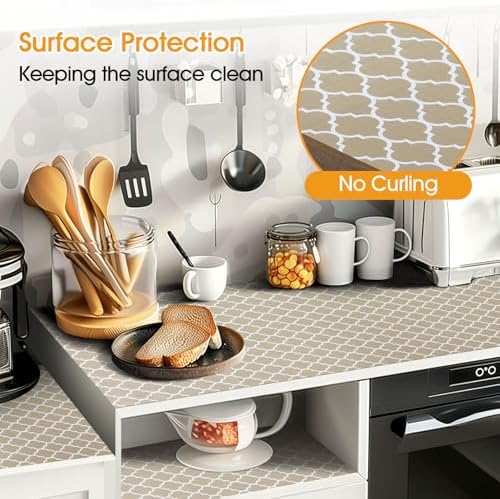 Shelf and Drawer Liner for Kitchen Cabinet Non-Adhesive Non Slip