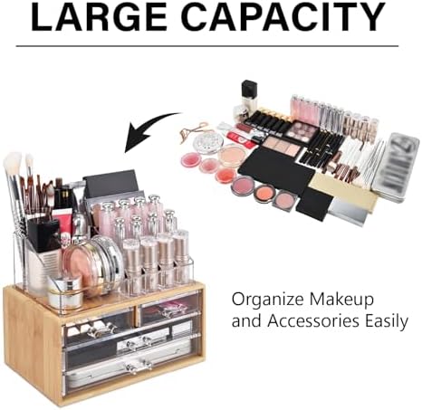 Ikee Design Acrylic Clear Baboom Makeup Cosmetics Lip Gloss Organizer