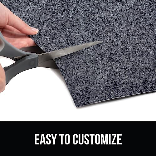 GORILLA GRIP LeakGuard Under Sink Mat for Kitchen Cabinet, 24x50 Charcoal
